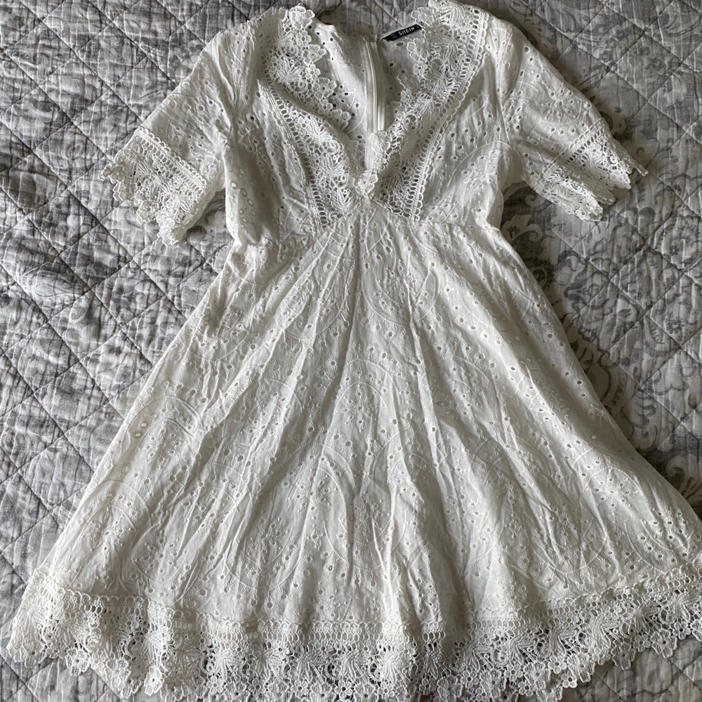 White Lace Dress